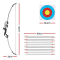 Everfit 55lbs Recurve Takedown Bow Arrow Set Archery Hunting Red