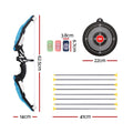 Keezi Kids Bow Arrow Target Set Outdoor Archery Toy LED Light
