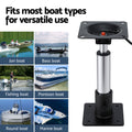 Boat Seat Pedestal 34-46cm Adjustable Gas Lift 360° Swivel 2 Pack