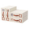 Artiss Bed Sheet Organisers Box 4Pcs Storage King Size Bedding Foldable Beige