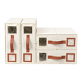 Artiss Bed Sheet Organisers Box 4Pcs Storage King Size Bedding Foldable Beige