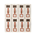 Artiss Bed Sheet Organisers Box 8Pcs Storage King Size Bedding Foldable Beige