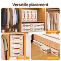 Artiss Bed Sheet Organisers Box 8Pcs Storage King Size Bedding Foldable Beige