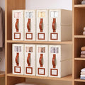 Artiss Bed Sheet Organisers Box 8Pcs Storage King Size Bedding Foldable Beige