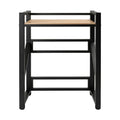 Artiss Over Washing Machine Rack Laundry Shelf Space Saver 75cm Black