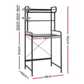 Artiss 3 Tier Bathroom Storage Shelf Over Washing Machine Toilet