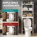 Artiss Over Toilet Storage 3 Tier Bathroom Rack Organiser White