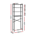 Artiss Over Toilet Storage Rack 4 Tier White Bathroom Organiser