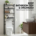 Artiss Over Toilet Storage Rack 4 Tier White Bathroom Organiser