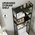 Artiss Over Toilet Storage Rack 4 Tier White Bathroom Organiser