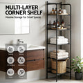 Artiss 5 Tier Corner Shower Caddy Black Bathroom Organiser