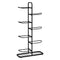 Everfit 7-Tier Ball Storage Rack Organiser Garage Gym Black