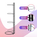Everfit 4-Tier Ball Storage Rack Garage Gym Organizer Black