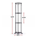 Everfit Vertical Ball Storage Rack with Wheels Sports Equipment Organiser