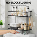 Artiss Over Toilet Storage Rack 2 Tier Bathroom Shelf