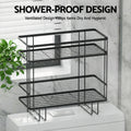 Artiss Over Toilet Storage Rack 2 Tier Bathroom Shelf