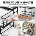 Artiss Over Toilet Storage Rack 2 Tier Bathroom Shelf