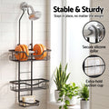 Artiss Shower Caddy Hanging Bathroom Organiser Over Head Black