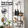 Artiss Shower Caddy Hanging Bathroom Organiser Over Head Black