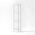 Artiss 4 Tier Floor Standing Corner Shower Caddy Bathroom Organizer White