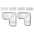 Cefito 2x Bathroom Corner Shelf Storage Rack Stainless Steel