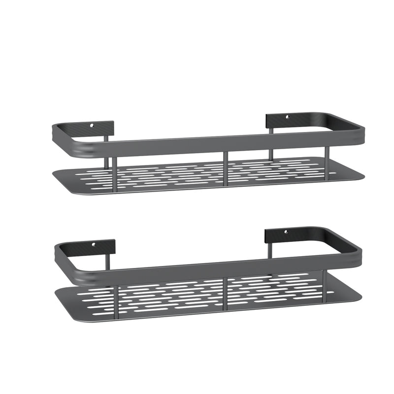 Cefito Bathroom Shelf Storage Rack 2 Pack Wall Mount