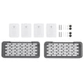 Cefito Bathroom Shelf Storage Rack 2 Pack Wall Mount