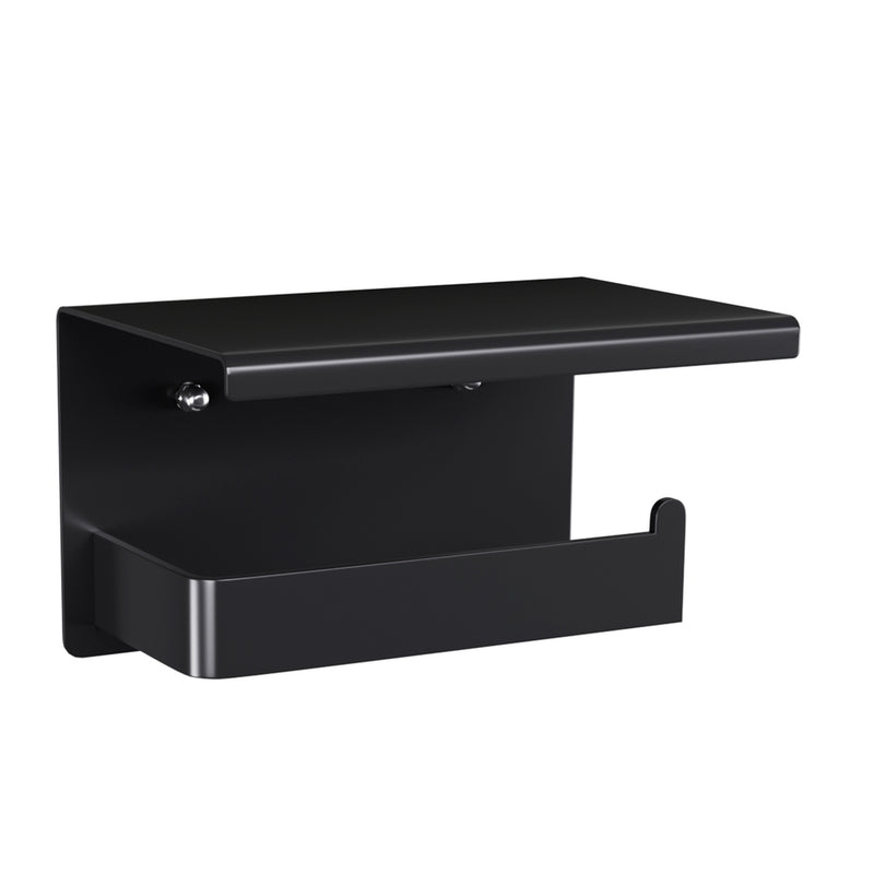 Cefito Toilet Paper Holder Storage Shelf Wall Mount