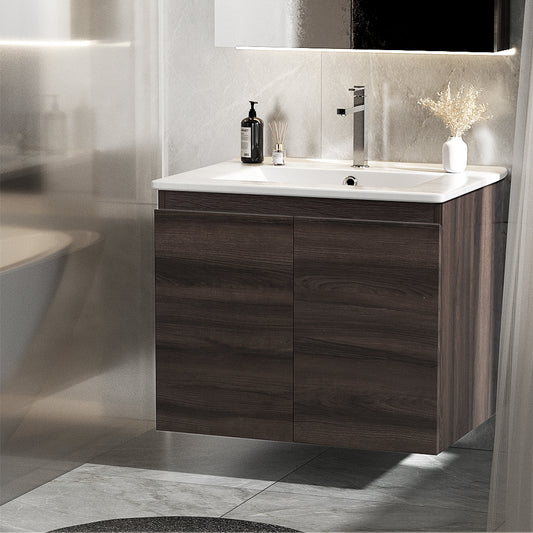Cefito 600mm Vanity Unit Basin Walnut