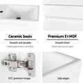 Cefito 400mm Vanity Unit White Basin Bathroom Cabinet