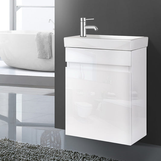Cefito 400mm Vanity Unit White Basin Bathroom Cabinet