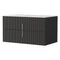 Cefito 900mm Vanity Unit Black Timber Bathroom Cabinet Wall Hung