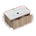 Cefito Vanity Unit 915mm Basin Oak
