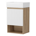 Cefito 445mm Vanity Unit Basin Cabinet Wall Hung White Sink Storage