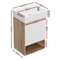 Cefito 445mm Vanity Unit Basin Cabinet Wall Hung White Sink Storage