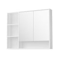 Cefito 100cm Bathroom Mirror Cabinet White Wall Mounted Storage