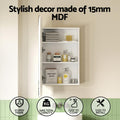 Cefito Bathroom Mirror Cabinet 450x900mm White Wall Mounted