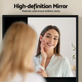 Cefito 560mm Bathroom Mirror Cabinet Black Wall Mounted Shelf
