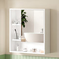 Cefito 560mm Bathroom Mirror Cabinet White Adjustable Shelf