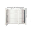 Cefito Bathroom Mirror Cabinet Storage White 80cm