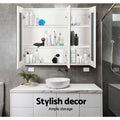 Cefito Bathroom Mirror Cabinet Storage White 80cm