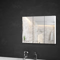 Cefito Bathroom Mirror Cabinet Storage White 80cm