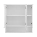 Cefito Bathroom Mirror Cabinet 700x750mm White Adjustable Shelves
