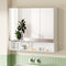 Cefito Medicine Cabinet 900x750mm White Bathroom Mirror Shelves