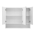 Cefito Medicine Cabinet 900x750mm White Bathroom Mirror Shelves