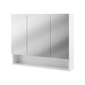 Cefito Medicine Cabinet 900x750mm White Bathroom Mirror Shelves