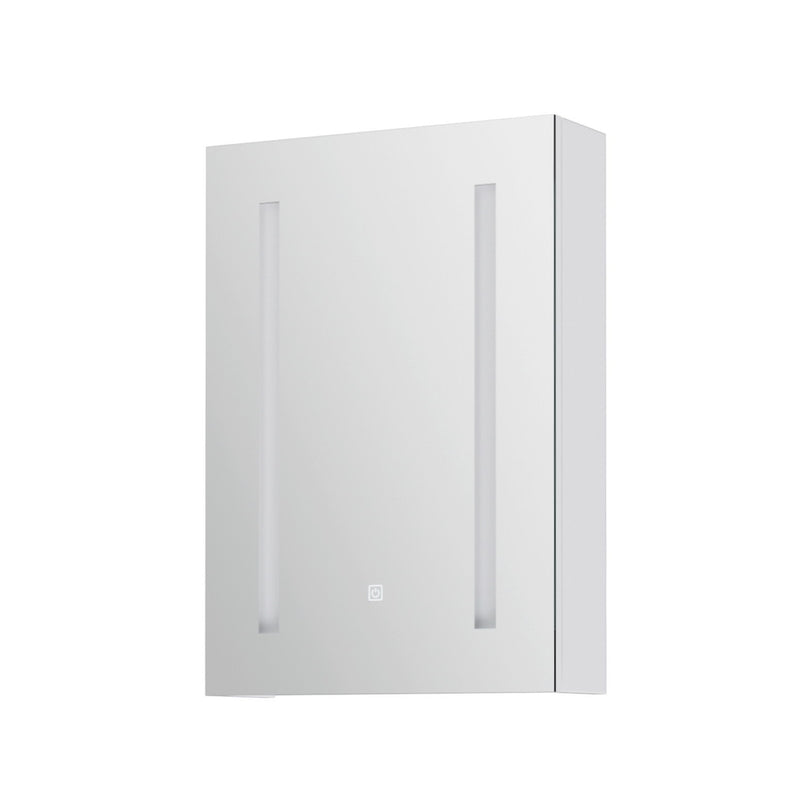 Bathroom Mirror Cabinet LED 500x720mm Medicine Storage Wall