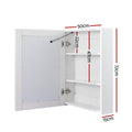 Bathroom Mirror Cabinet LED 500x720mm Medicine Storage Wall