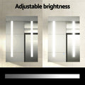 Bathroom Mirror Cabinet LED 500x720mm Medicine Storage Wall
