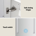 Bathroom Mirror Cabinet LED 500x720mm Medicine Storage Wall